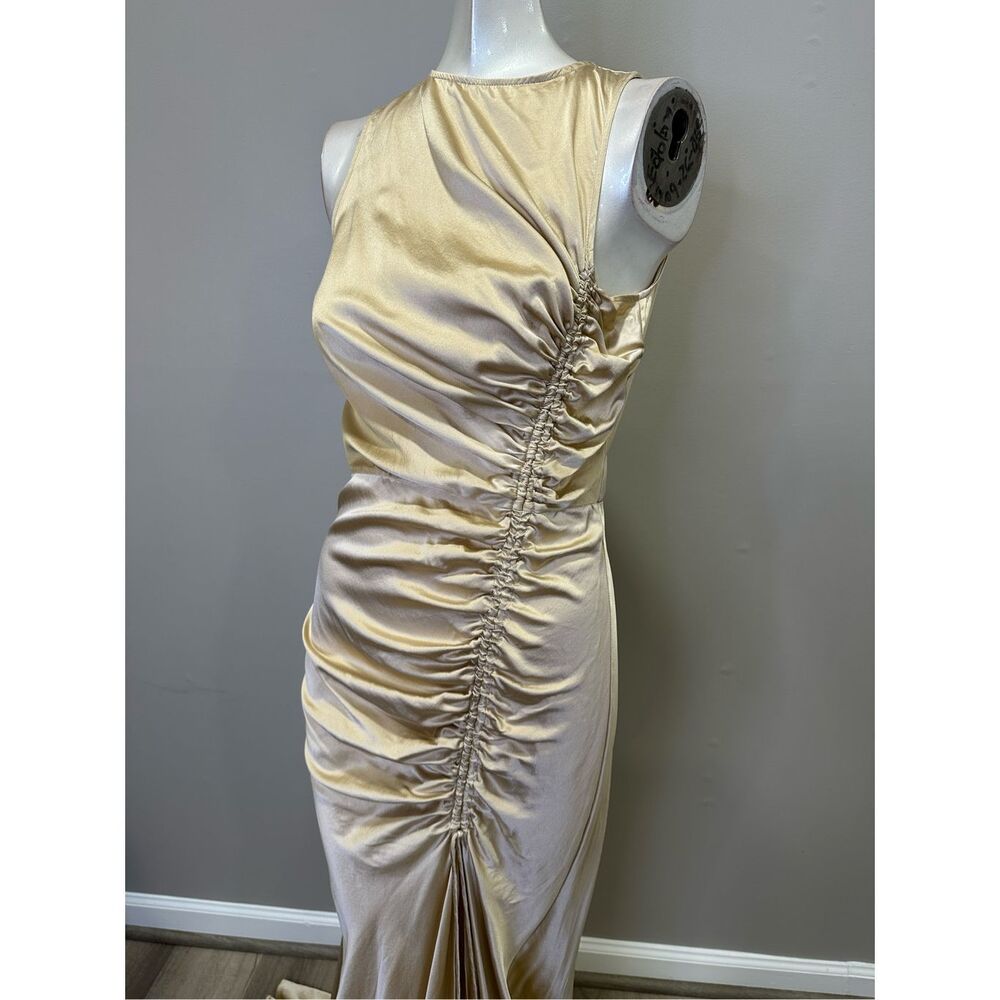 NWT Alejandra Alonso Rojas Ruched Tank Gown Size 4 $2795 - Picture 10 of 12